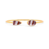 crazy lace agate cab bracelet