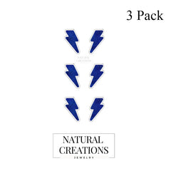 lapis lazuli slice earrings