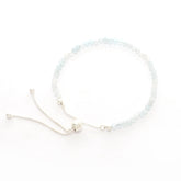 aquamarine cut bracelet