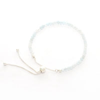 aquamarine cut bracelet