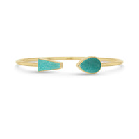 amazonite cab bracelet