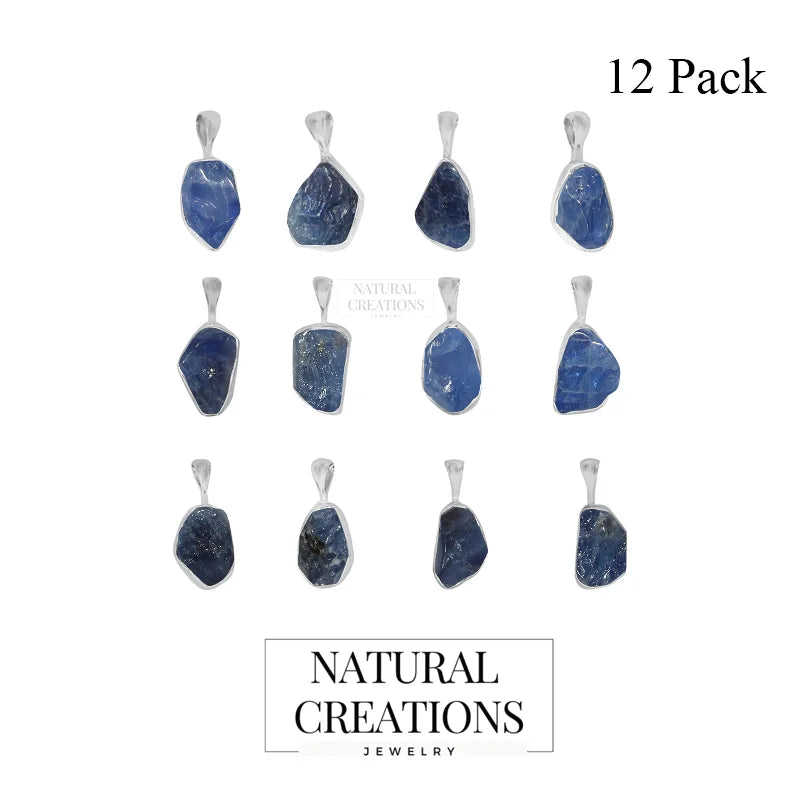 blue sapphire pendant