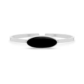 black onyx rough bracelet