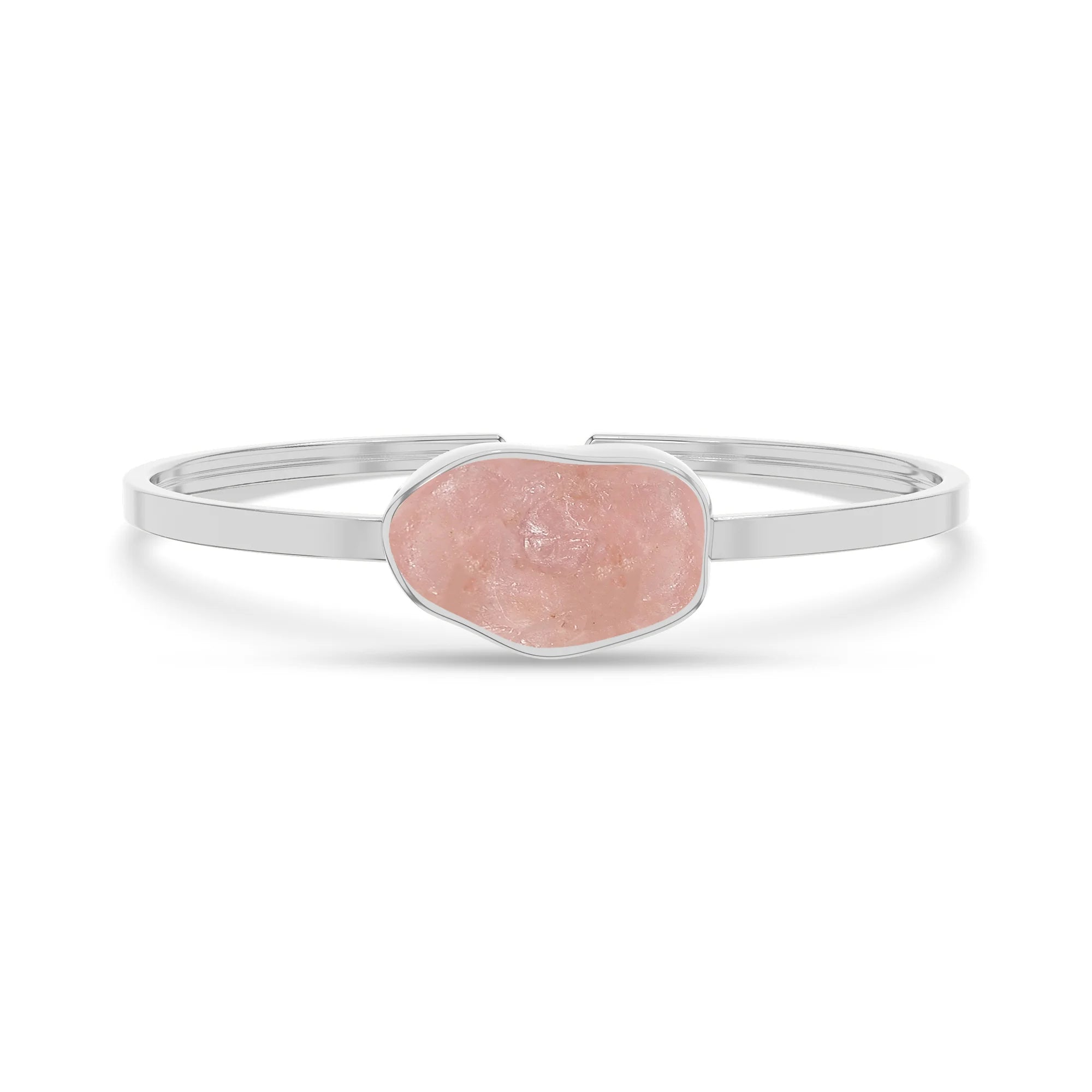 rose quartz rough bracelet