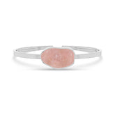 rose quartz rough bracelet
