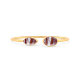 crazy lace agate cab bracelet