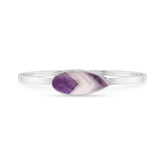 chevron amethyst rough bracelet