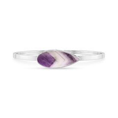 chevron amethyst rough bracelet