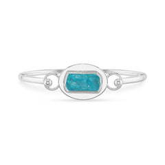 paraiba apatite rough bracelet