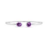 amethyst cut bracelet