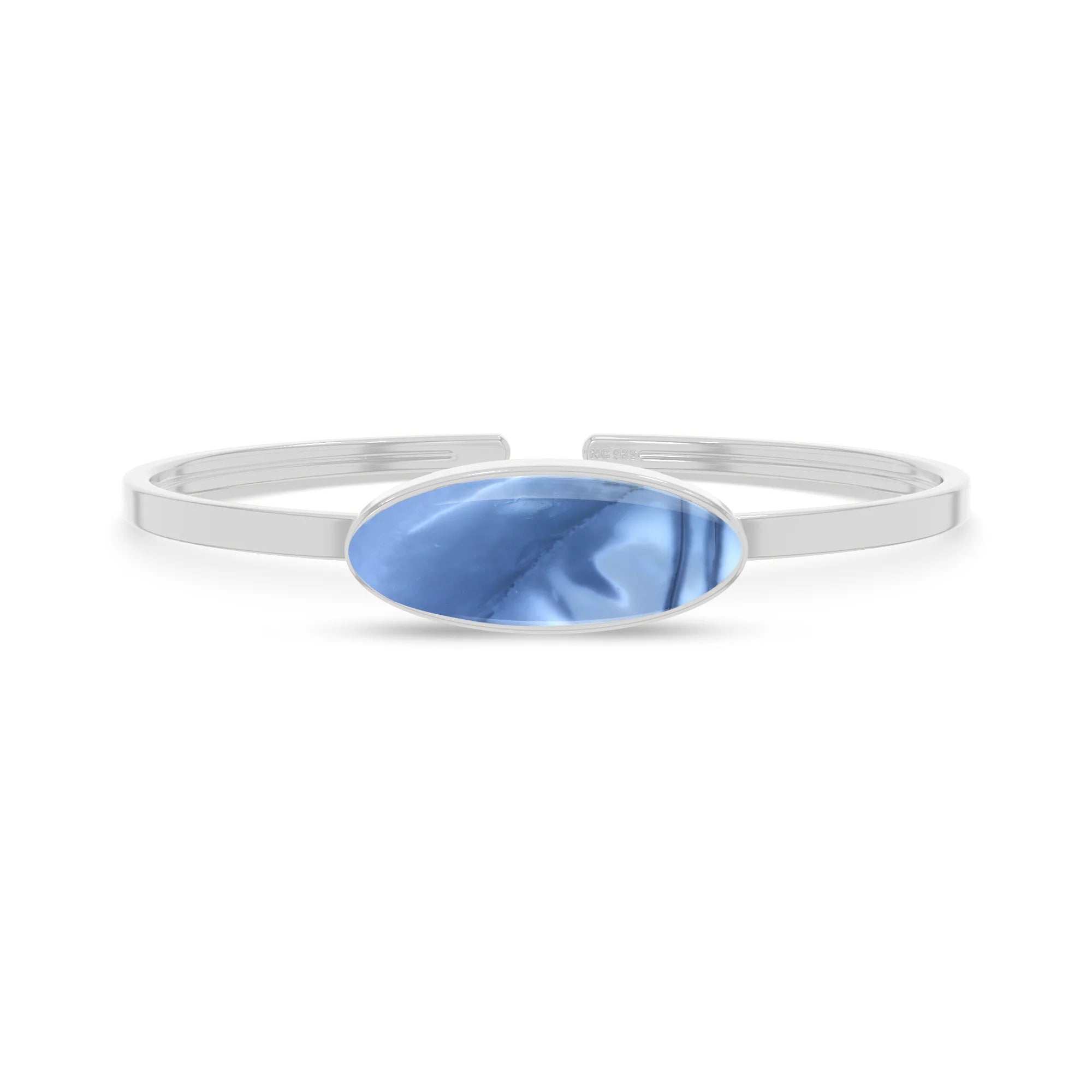 blue opal rough bracelet