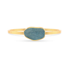 aquamarine rough bracelet