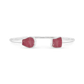 pink tourmaline twister bracelet