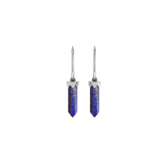 lapis lazuli cut earrings