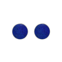 lapis lazuli cab earrings