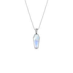 rainbow moonstone pendant