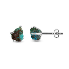 chrysocolla earrings