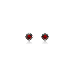 rhodolite garnet earrings