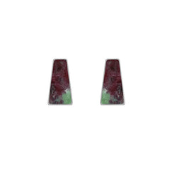 ruby zoisite earrings