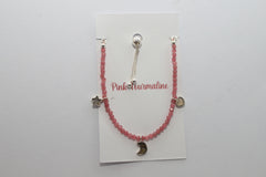 pink tourmaline cut bracelet