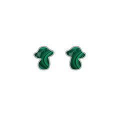 malachite earrings