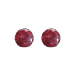 thulite cab earrings
