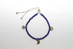 lapis lazuli cut bracelet