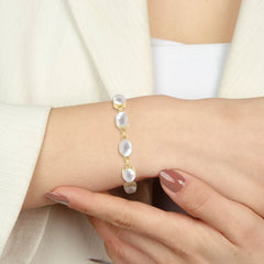 pearl chain bracelet