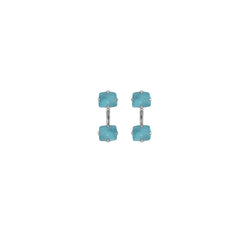 paraiba apatite earrings