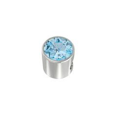 swiss blue topaz pendant