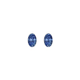 kyanite cut oval earrings
