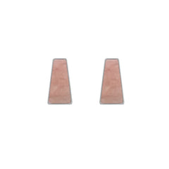 rose quartz earrings