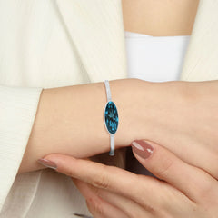 london-blue-topaz cut bracelet