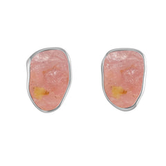 rose quartz earrings