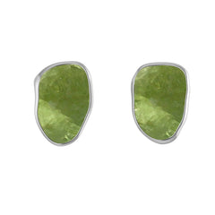 green apatite earrings