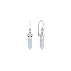 rainbow moonstone earrings