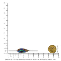 azurite malachite rough bracelet