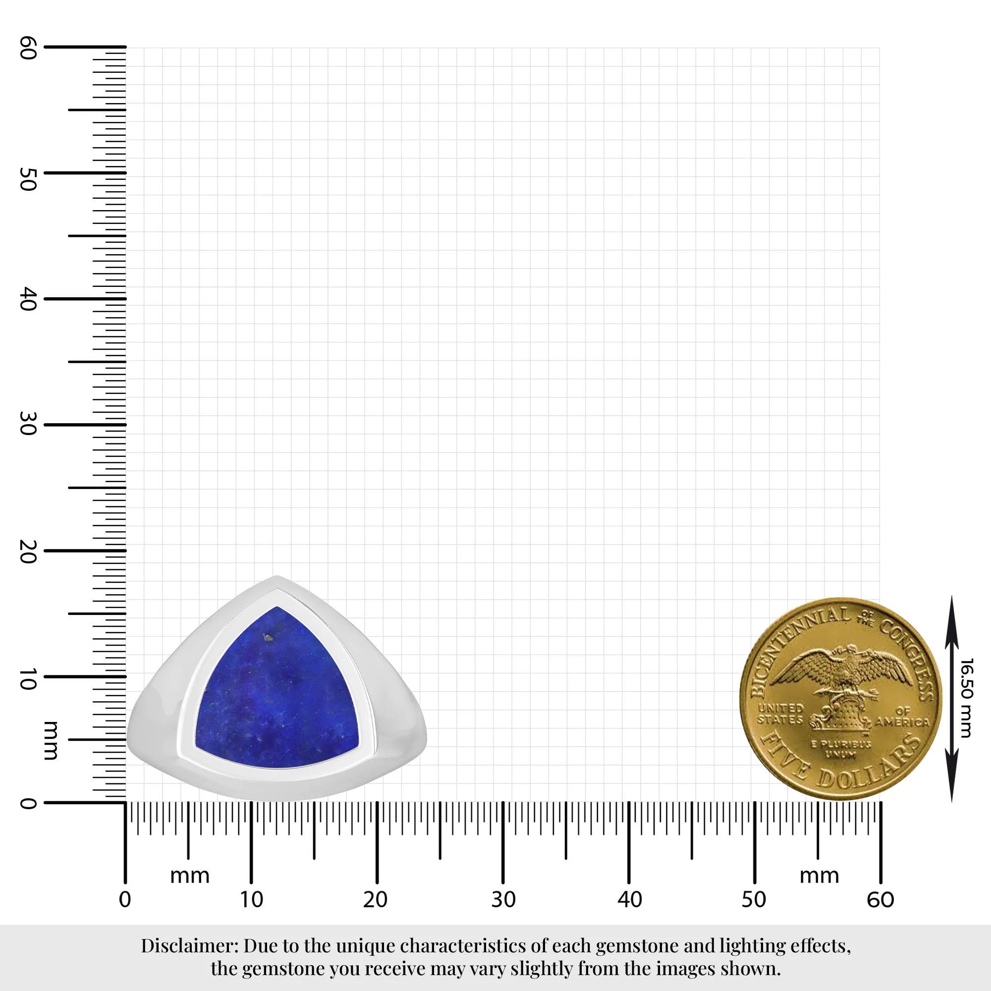 lapis lazuli men bezel-set ring