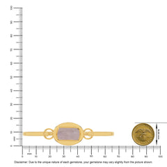 morganite rough bracelet