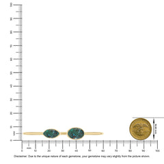 chrysocolla cab bracelet