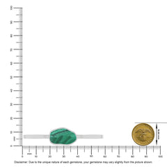 malachite rough bracelet