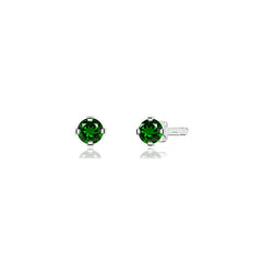 chrome diopside earrings
