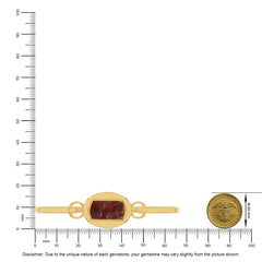 garnet rough bracelet