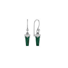 malachite earrings