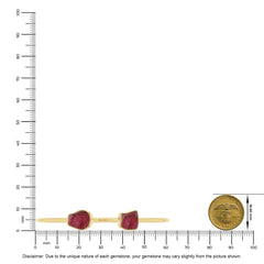 pink tourmaline twister bracelet