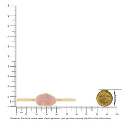 rose quartz rough bracelet