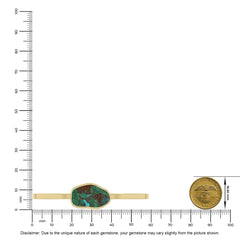 chrysocolla rough bracelet