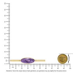 charoite rough bracelet