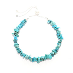 turquoise rough bracelet