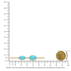 green moonstone cab bracelet